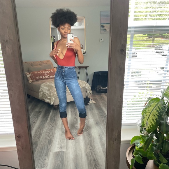 Rusty Red Bodysuit Tanktop - Picture 5 of 16